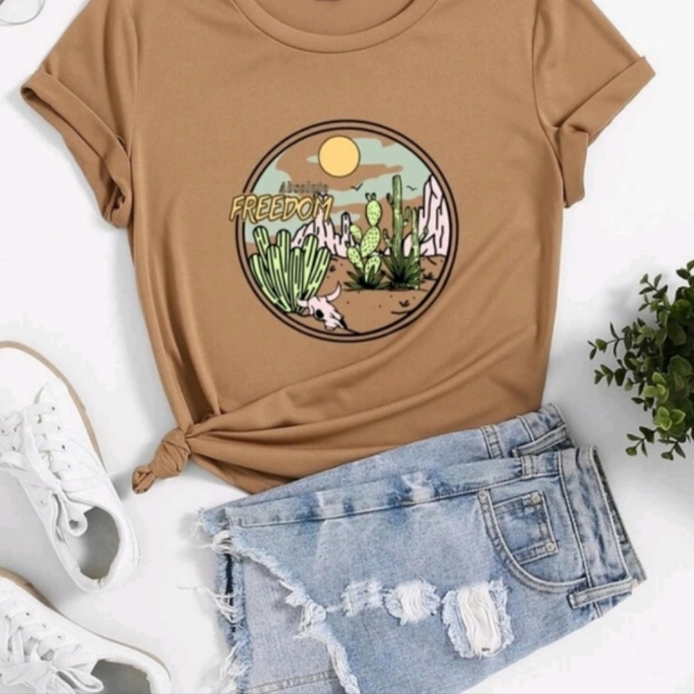 Women's Freedom Cactus shirt